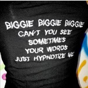 Omighty Notorious B.I.G. “Hypnotize” baby tee